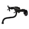 Kingston Brass KS116ORB Essex Two Handle Wall Mount Bathroom Faucet, Oil Rubbed Bronze KS116ORB - alternate 1